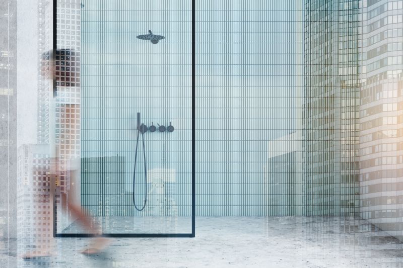 Contemporary Tile Shower